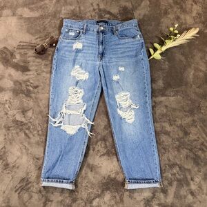 Aeropostale Distressed Mom Jeans Sz 14